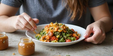 Thumbnail for blog post about mindful eating